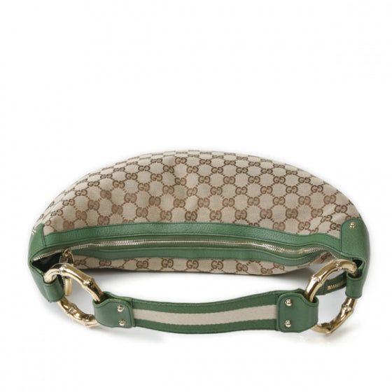 Monogram Web Bamboo Ring Hobo
