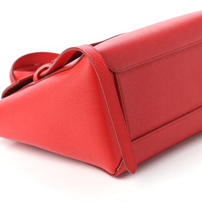 Celine Grained Calfskin Micro Belt Bag Coquelicot 6 of 9