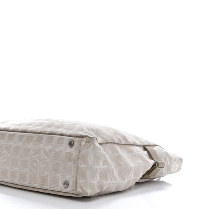 Chanel Nylon Medium Travel Tote Beige 7 of 22