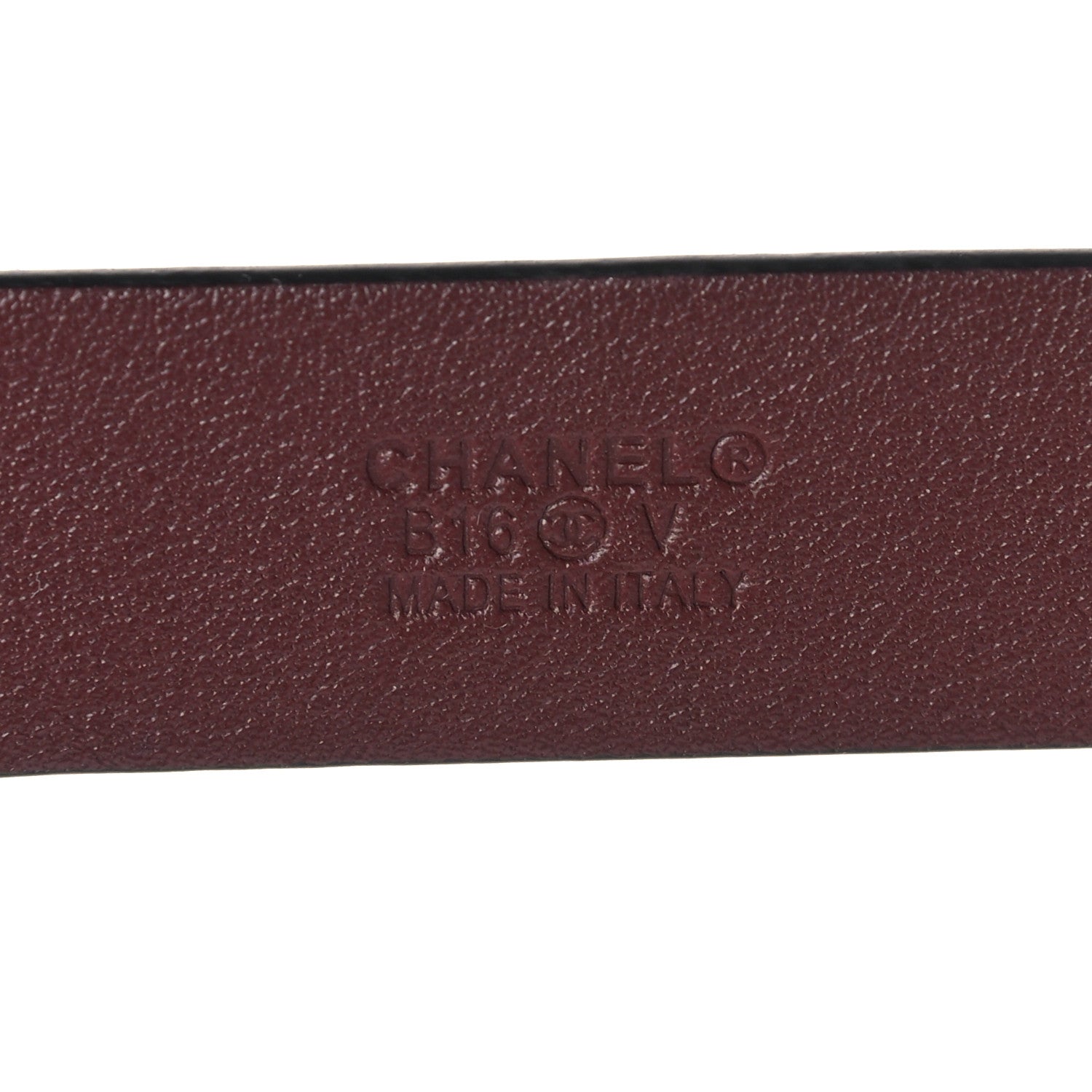 Chanel Patent Calfskin Logo Skinny Belt 75 30 Black 5 of 7