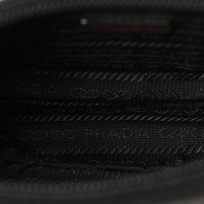 Prada Tessuto Nylon Saffiano Lunar New Year Mini Re-Edition 2000 Bag Black Fuoco 5 of 8