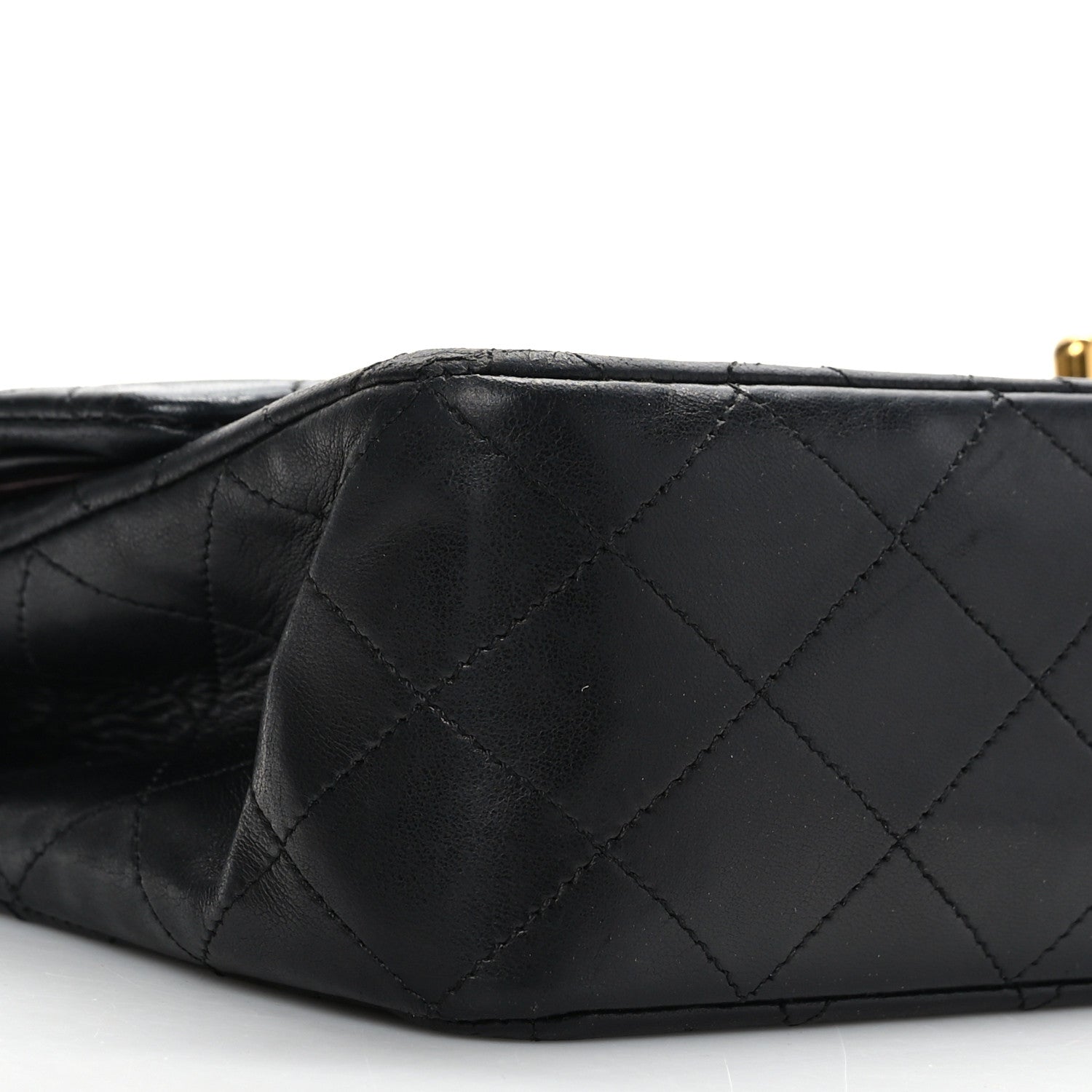 Chanel Lambskin Quilted Medium Double Flap Black 8 of 9