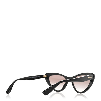 Miu Miu Acetate Cat Eye Sunglasses SMU 01V Black 4 of 9