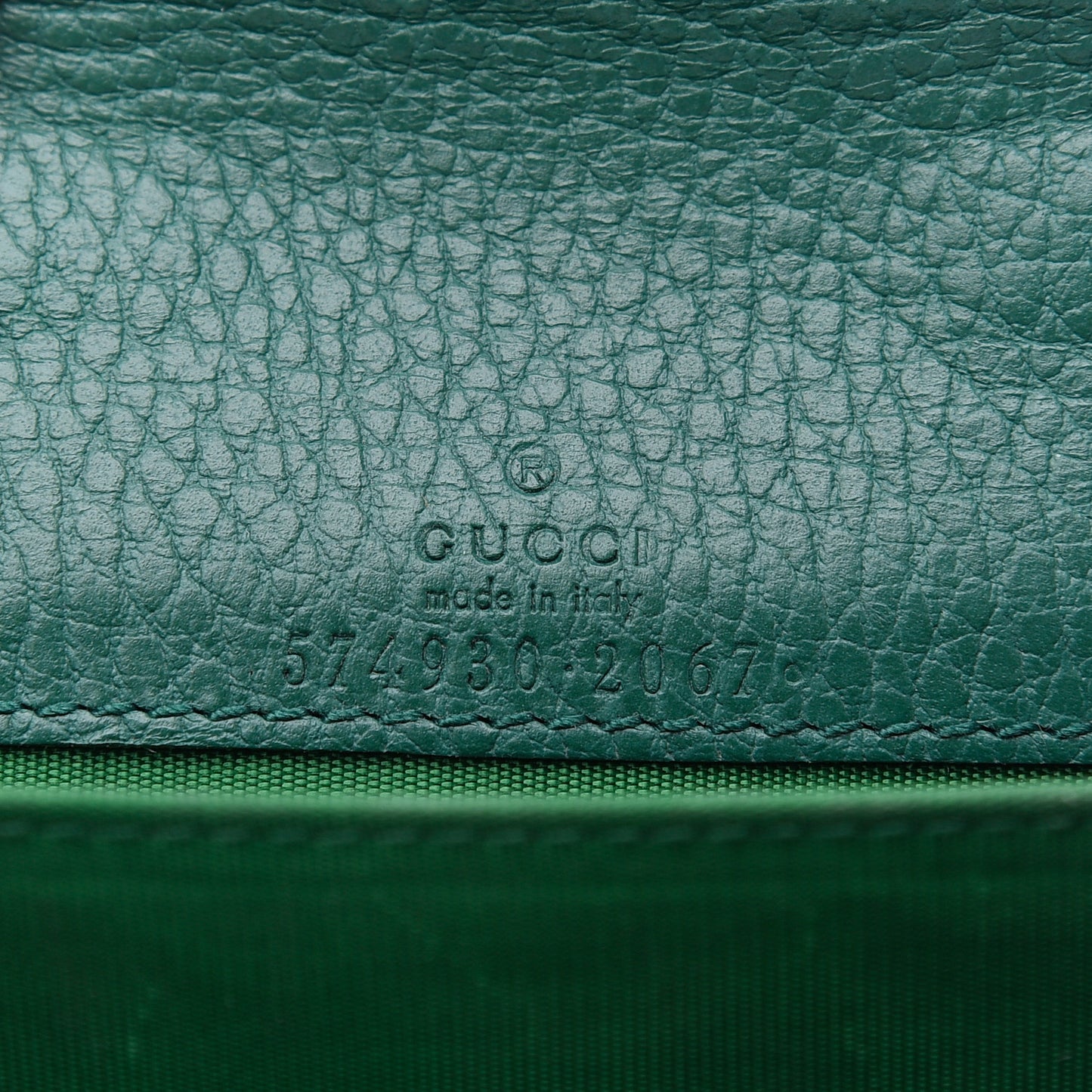 Calfskin Dionysus Coin Purse Emerald