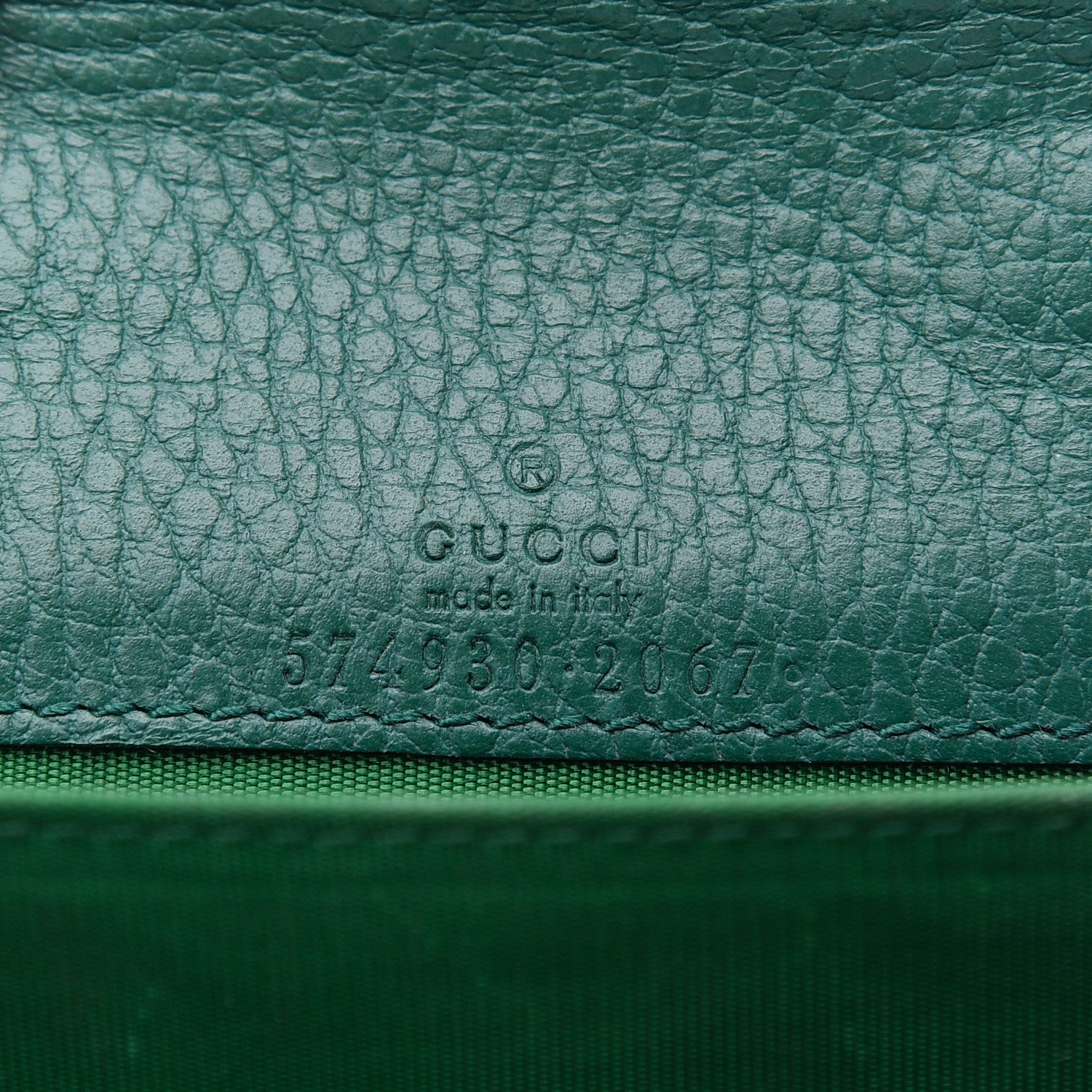 Gucci Calfskin Dionysus Coin Purse Emerald 6 of 6