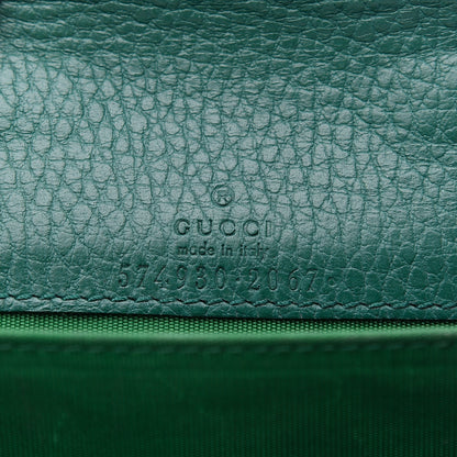 Gucci Calfskin Dionysus Coin Purse Emerald 6 of 6