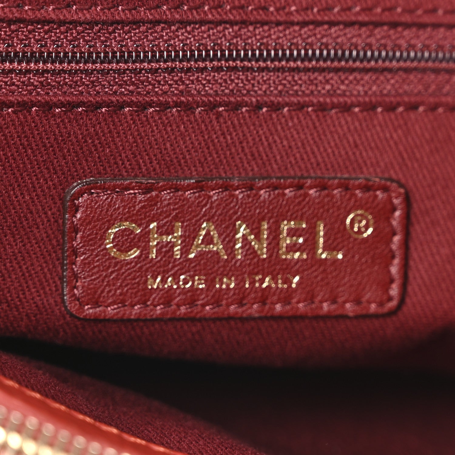 Chanel Lambskin Quilted Medium New Bubble North South Tote Red 6 of 10