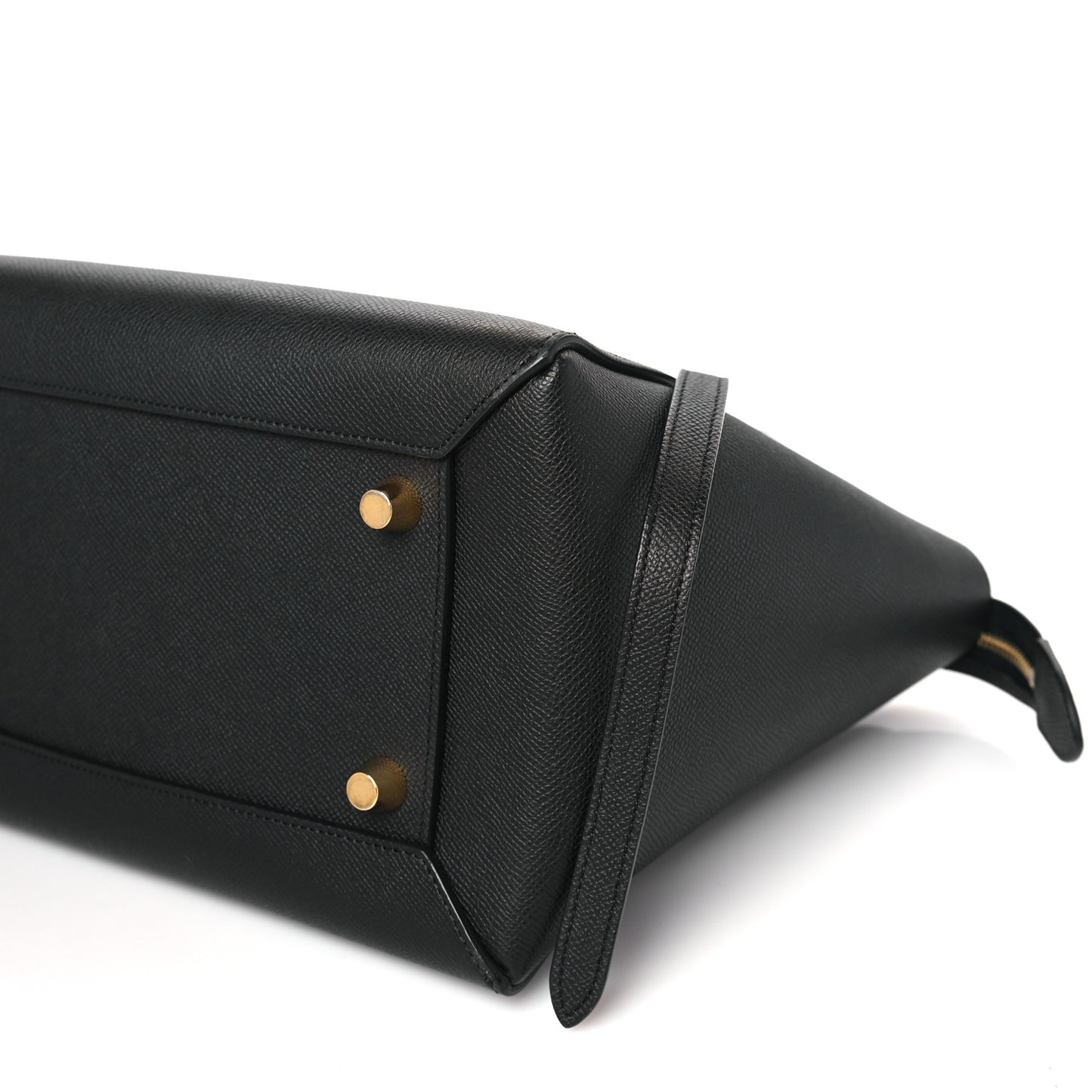Grained Calfskin Mini Belt Bag Black
