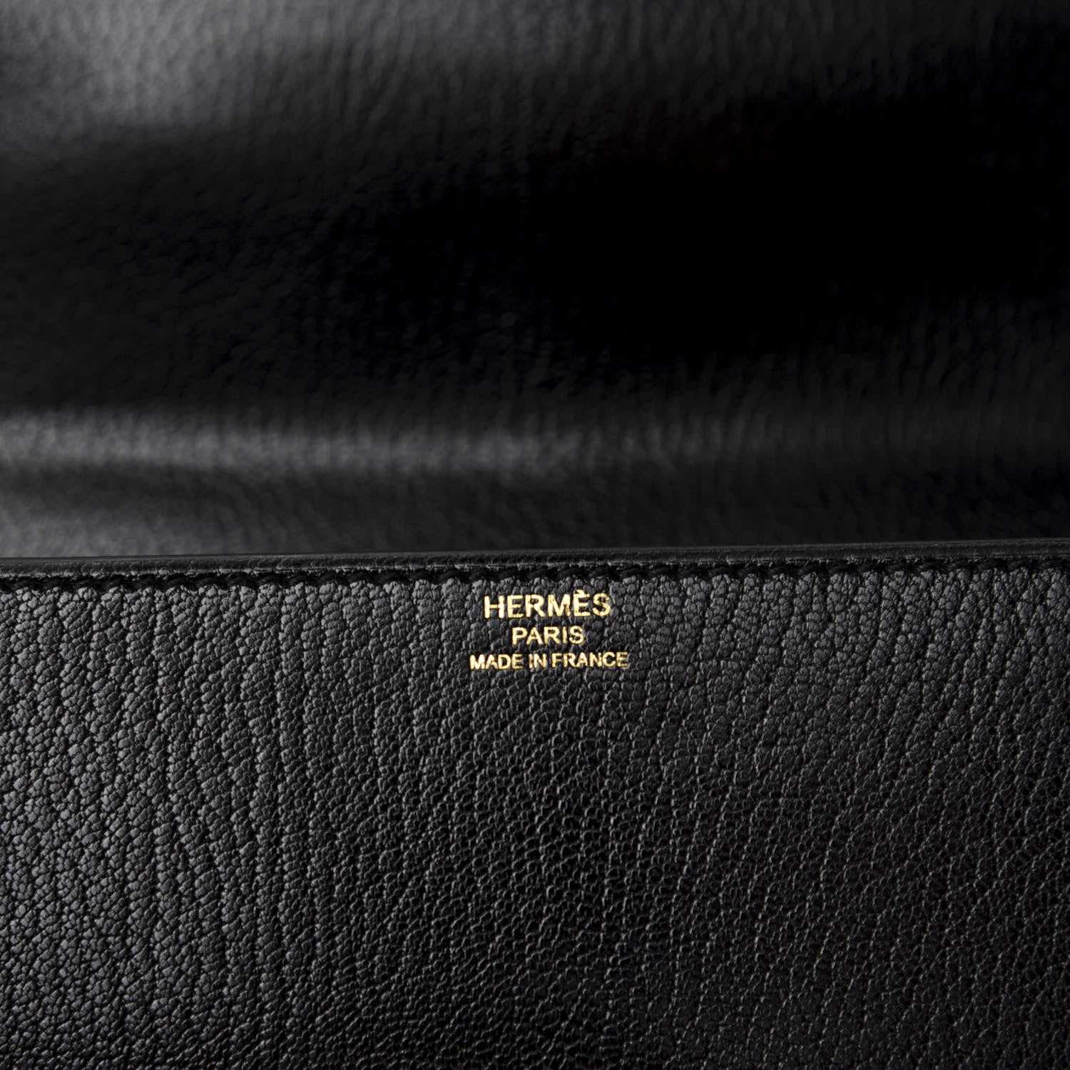 Hermes Chevre Chamkila Cinhetic Boxy Top Handle Bag Black 8 of 10