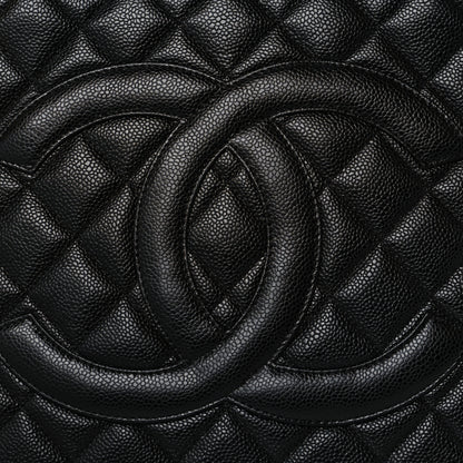 Chanel Caviar Quilted Medallion Tote Black 8 of 10