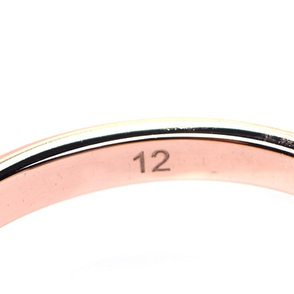 Gucci 18K Rose Gold GG Running Stacking Ring 52 6 4 of 5