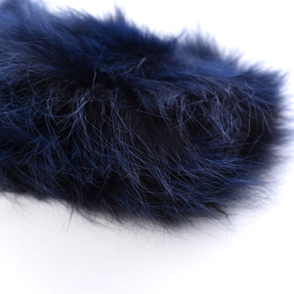 Chloe Fur Nano Georgia Convertible Bag Dark Blue 9 of 9