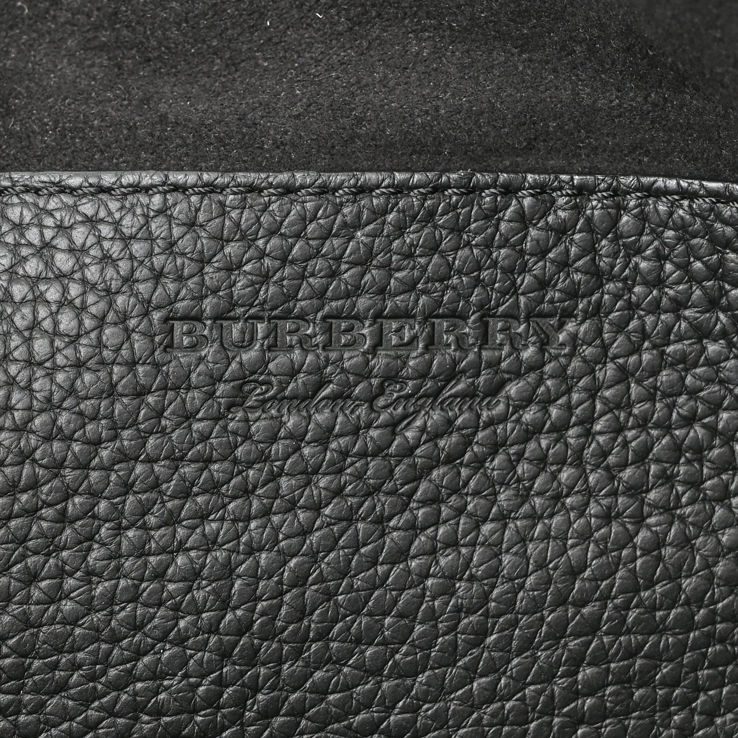 Burberry Grainy Calfskin Embossed Crossbody Bag Black 6 of 9