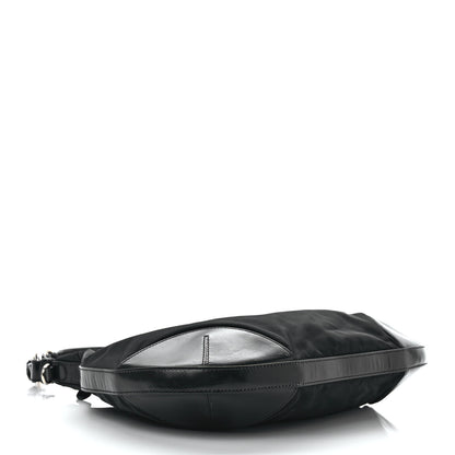 Prada Tessuto Nylon Hobo Black 3 of 12