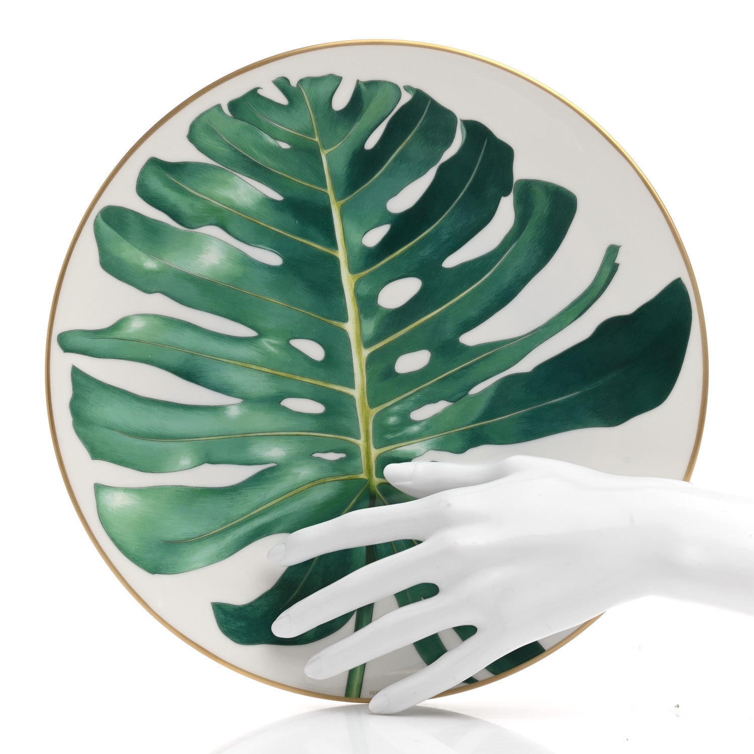 Hermes Porcelain Passifolia Dinner Plate 2 of 7