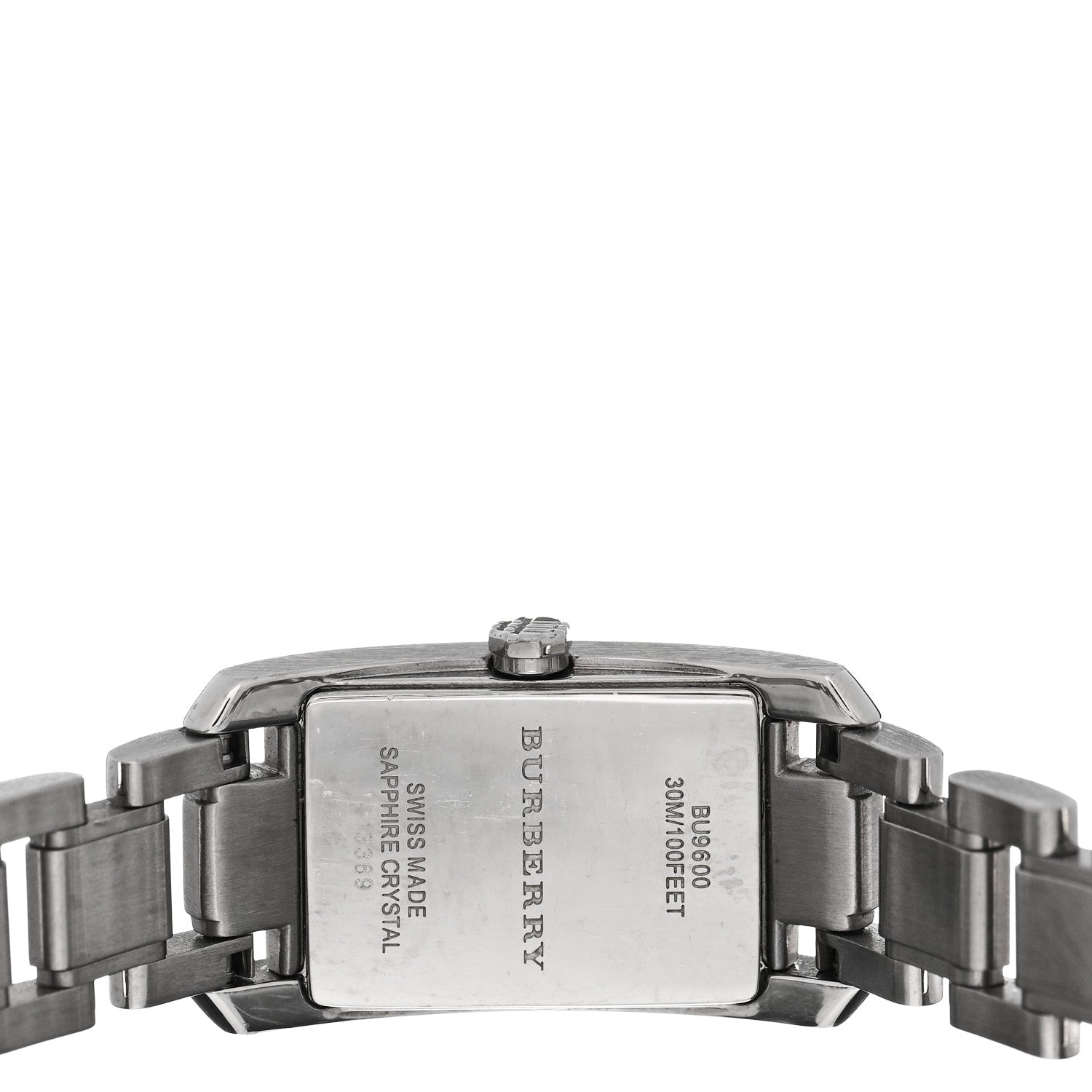 Burberry Stainless Steel 17mm Heritage Quartz Watch Silver BU9600