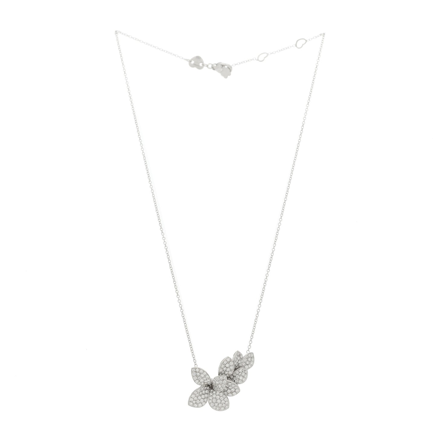 18K White Gold Giardini Segreti Short Necklace
