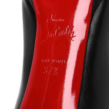Christian Louboutin Shiny Nappa Pigalle Plato 100 Pumps 37.5 Black 16 of 19