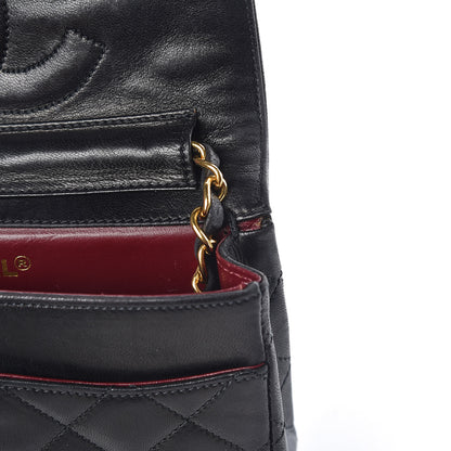 Chanel Lambskin Quilted Mini Flap Black 14 of 14
