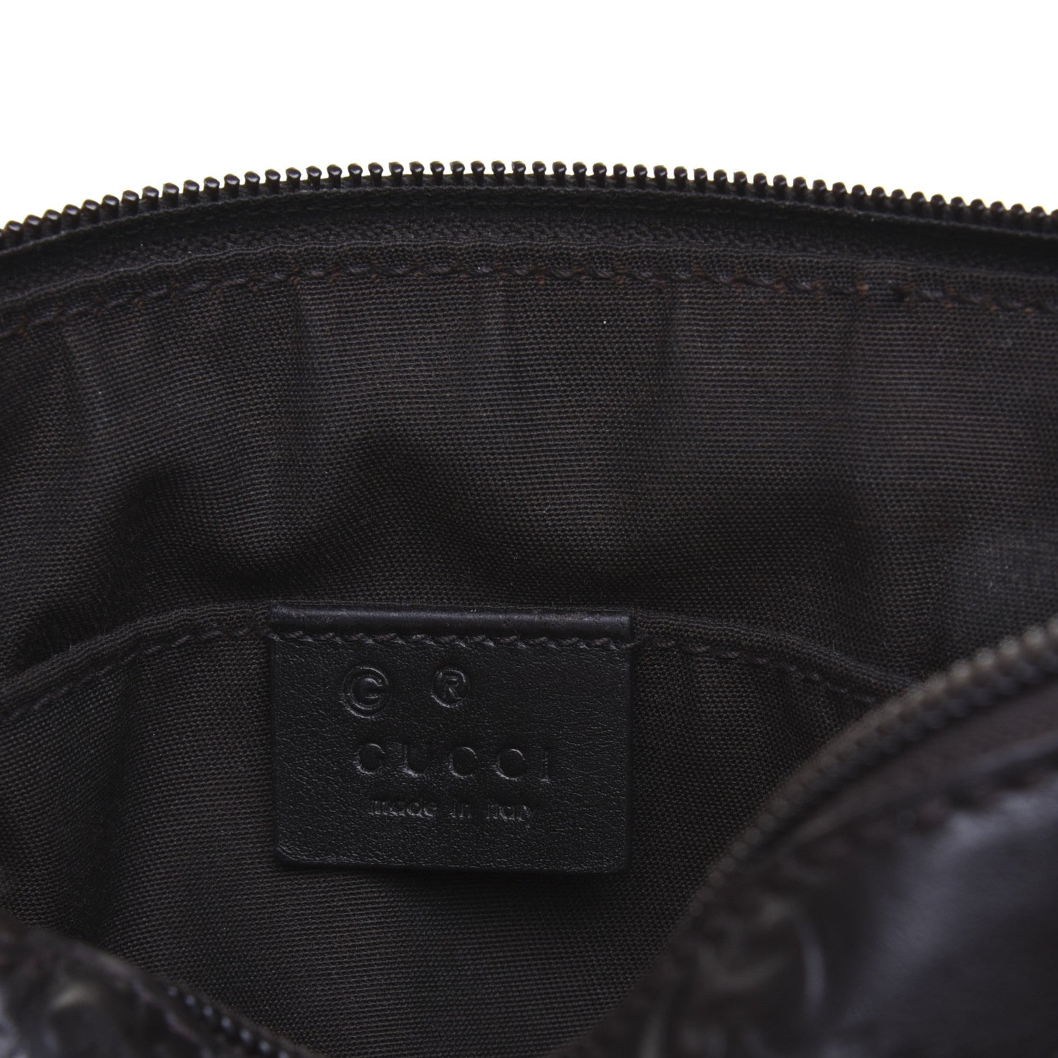 Gucci Guccissima Mini Messenger Bag Dark Brown 9 of 16