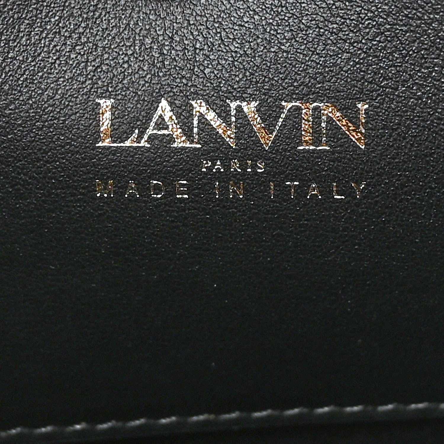 Lanvin Smooth Calfskin Mini Tote Black 6 of 9