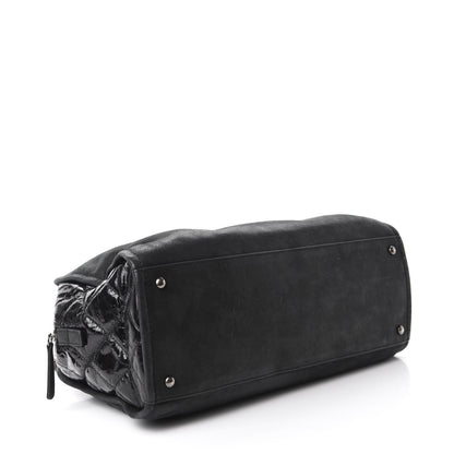 Chanel Iridescent Calfskin In The Mix Bowler Black 5 of 12