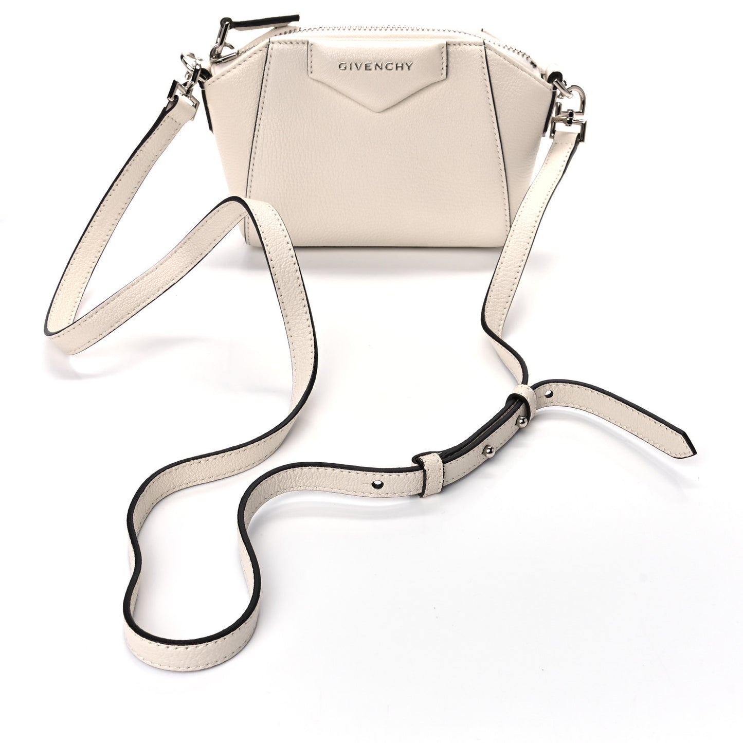 Sugar Goatskin Nano Antigona Ivory