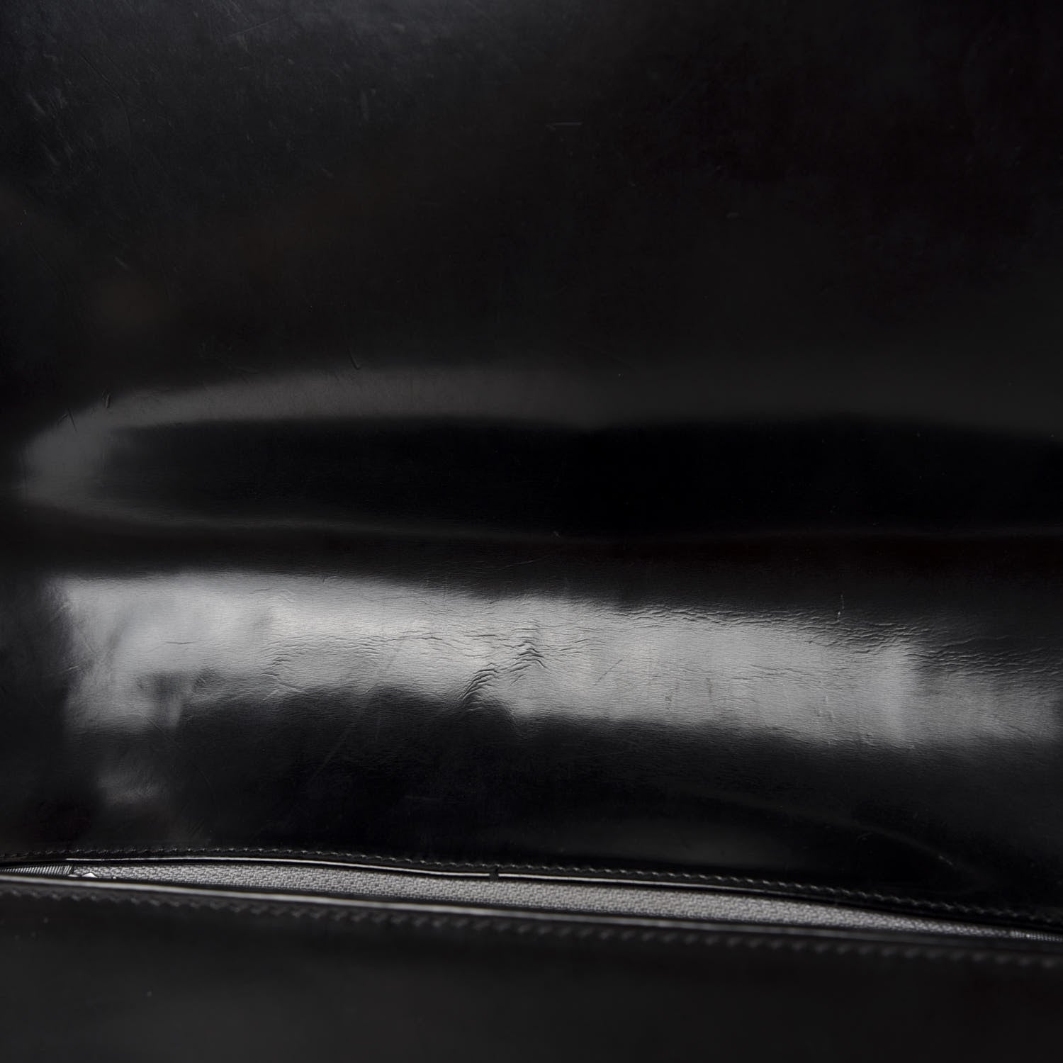 Chanel Glazed Calfskin Large Boy Flap Black 9 of 12