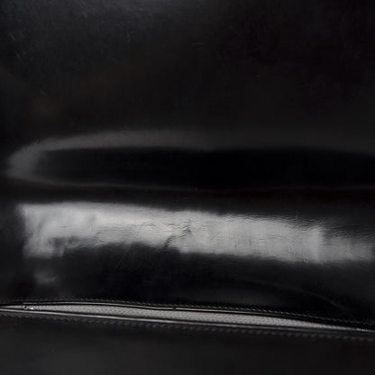 Chanel Glazed Calfskin Large Boy Flap Black 9 of 12