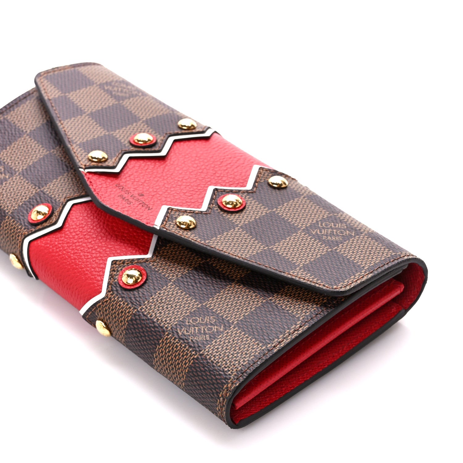 Louis Vuitton Damier Ebene Karakoram Sarah Wallet NM 11 of 12