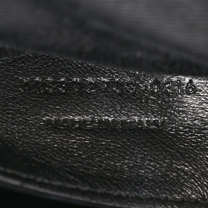 Saint Laurent Sheepskin Matelasse Chevron Monogram Large College Satchel Dark Anthracite 7 of 14