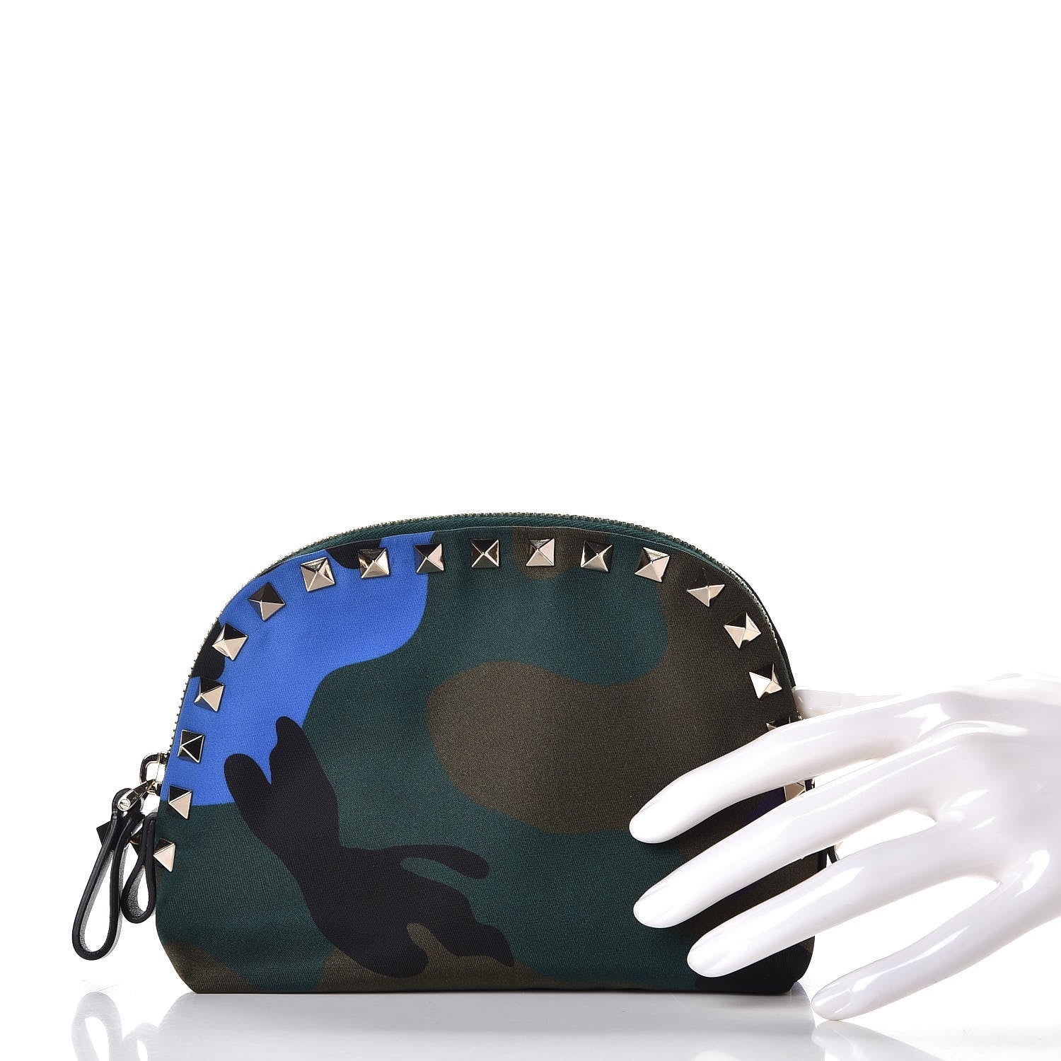 Valentino Garavani Nylon Camouflage Rockstud Cosmetic Pouch Multicolor 2 of 7