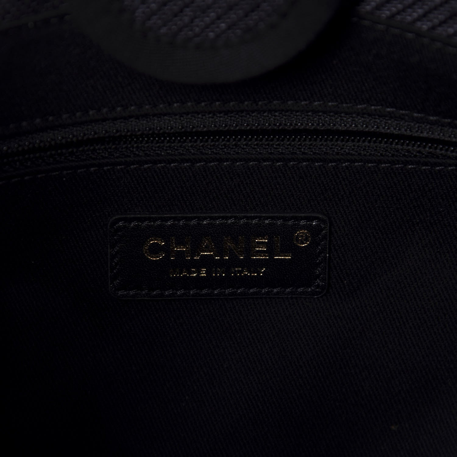 Chanel Canvas Mini Deauville Tote Black 8 of 11