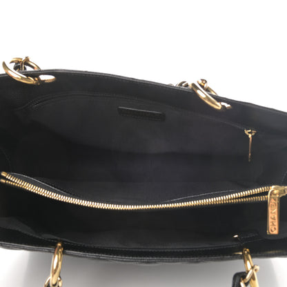 Chanel Caviar Quilted Grand Shopping Tote GST Black 4 of 4