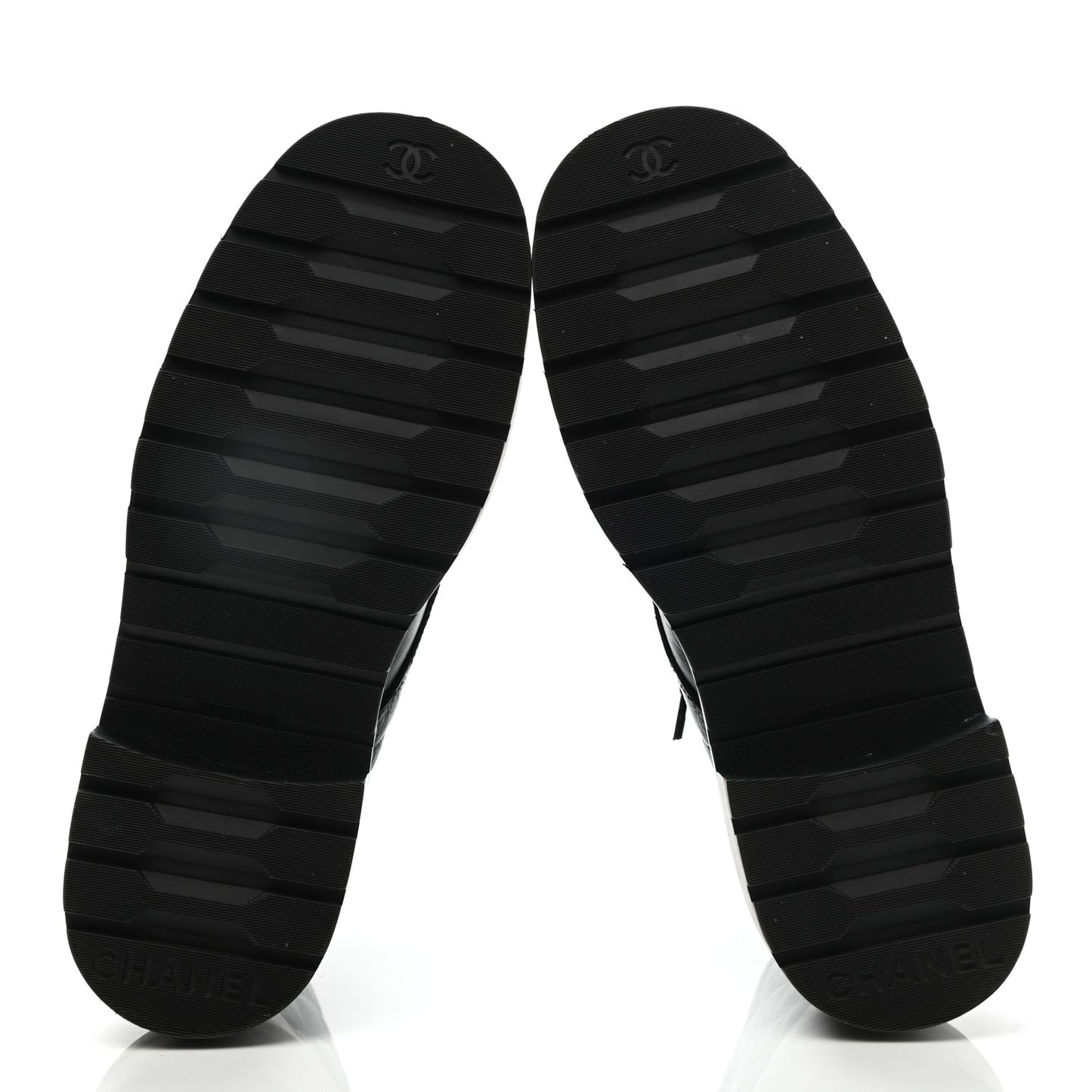 Shiny Lambskin Quilted Lace Up Combat Boots 37.5 Black