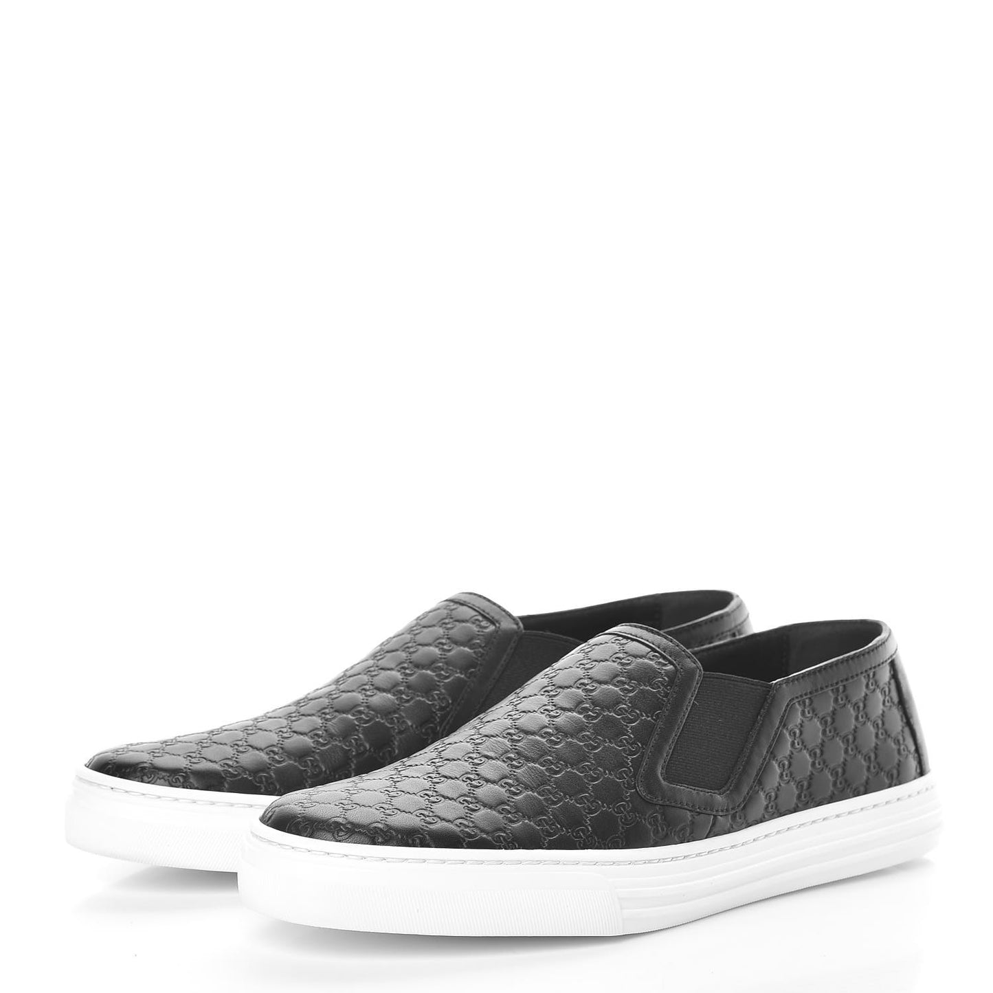 Microguccissima Womens Slip On Sneakers 37 Black