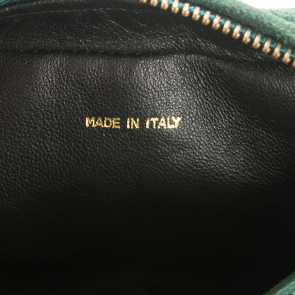 Chanel Suede Quilted CC Tassel Camera Case Dark Green 7 of 8