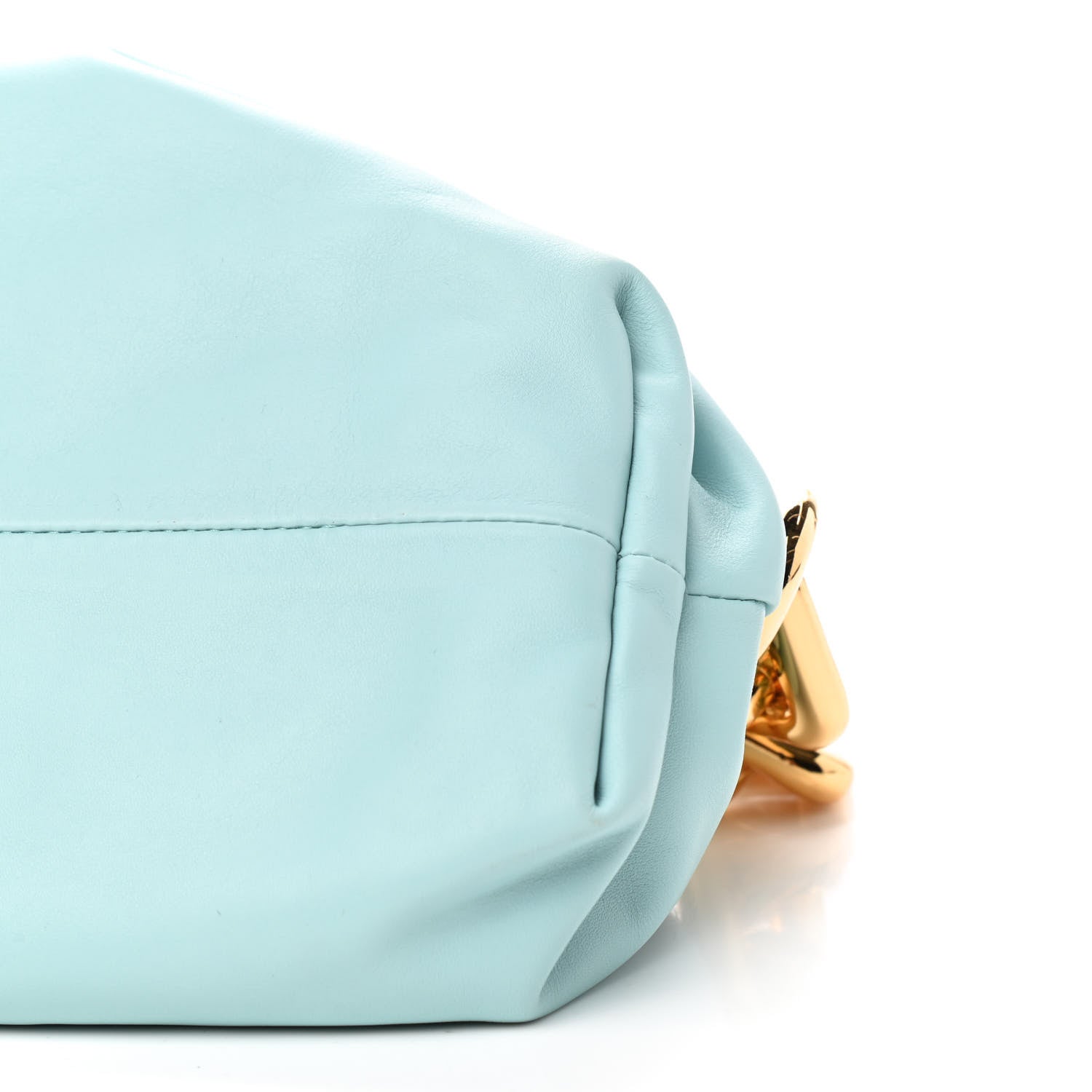 Bottega Veneta Calfskin The Pouch Chain Spearmint 7 of 9