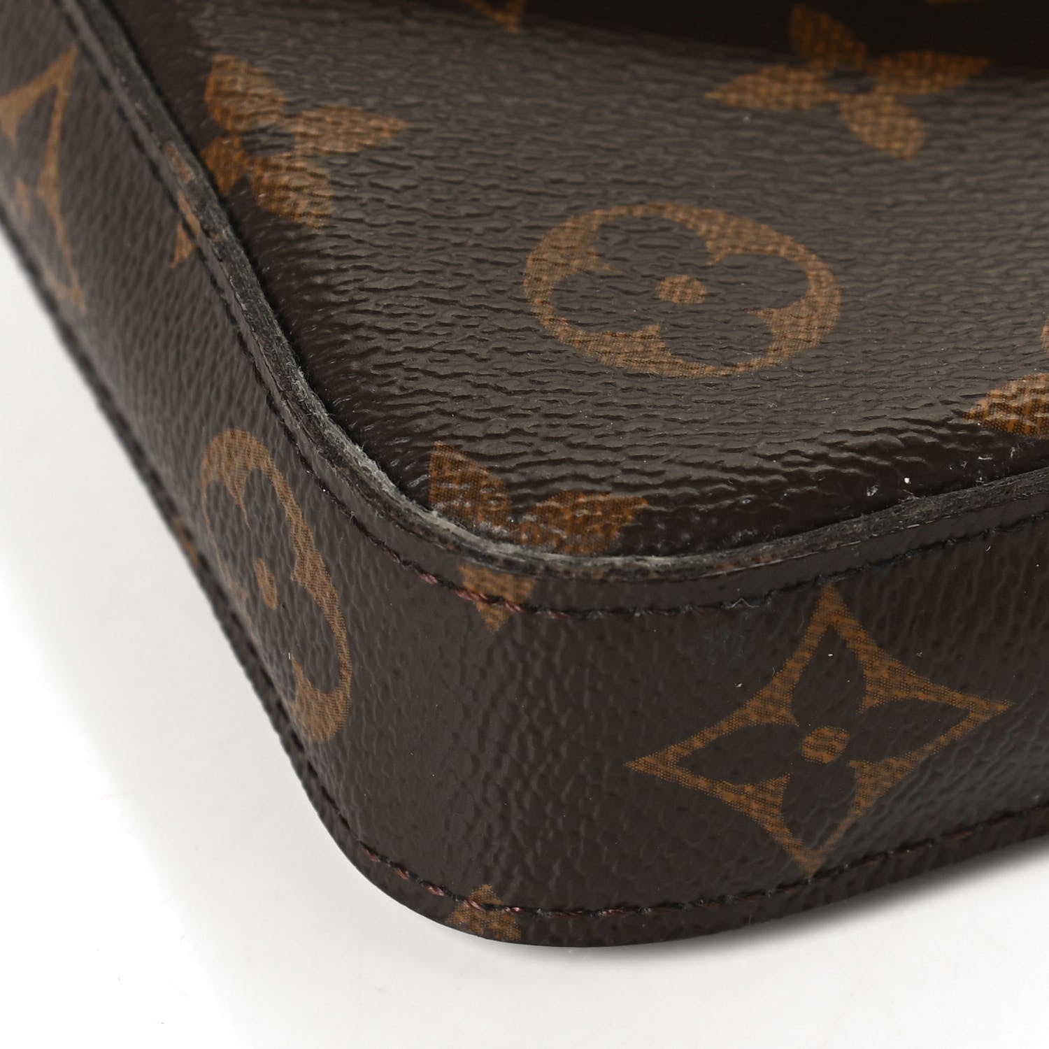Louis Vuitton Monogram Pochette Felicie Chain Wallet Fuchsia 10 of 11