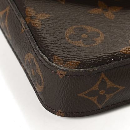 Louis Vuitton Monogram Pochette Felicie Chain Wallet Fuchsia 10 of 11