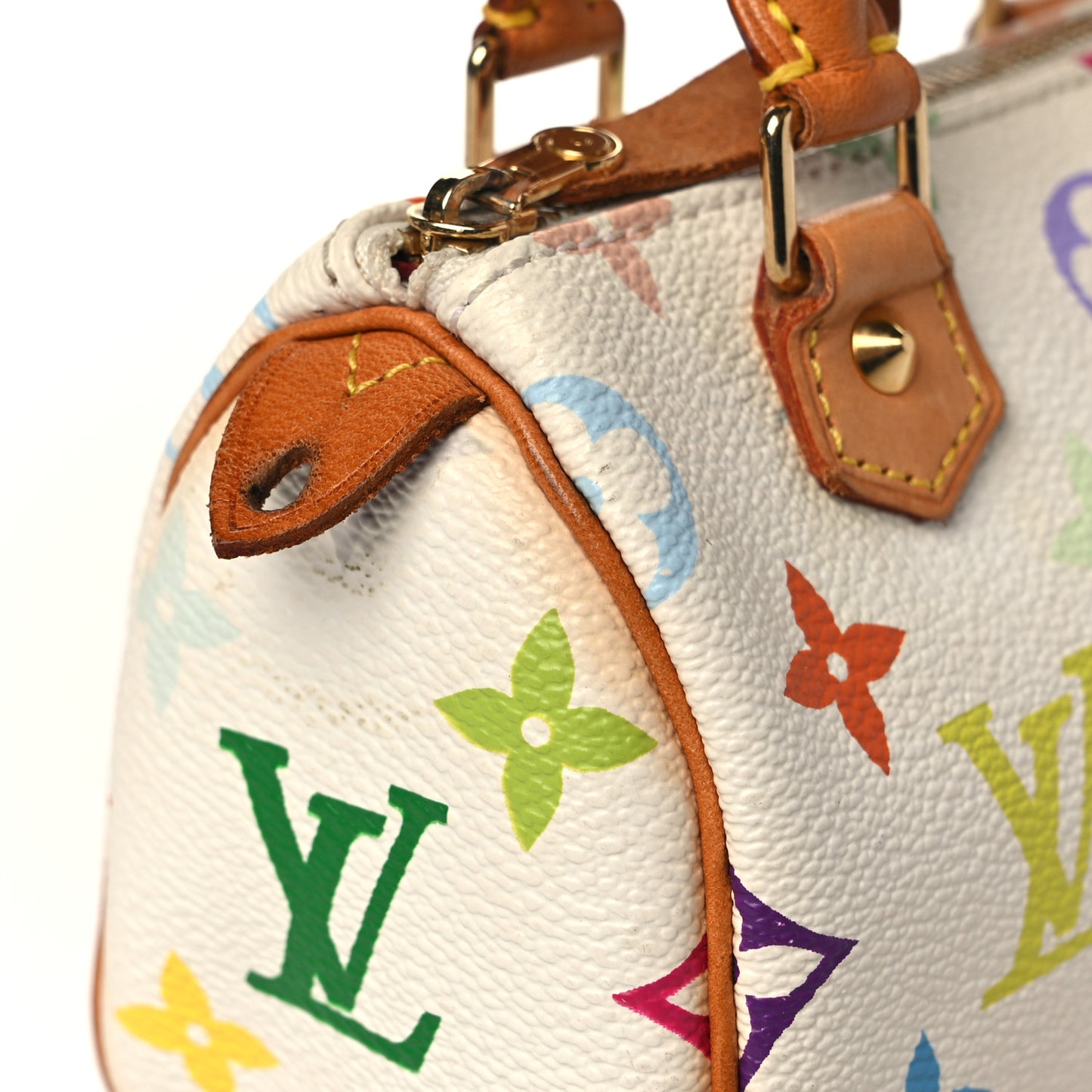 Monogram Multicolor Mini Sac HL Speedy White