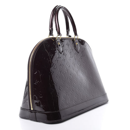 Louis Vuitton Vernis Alma GM Amarante 3 of 14