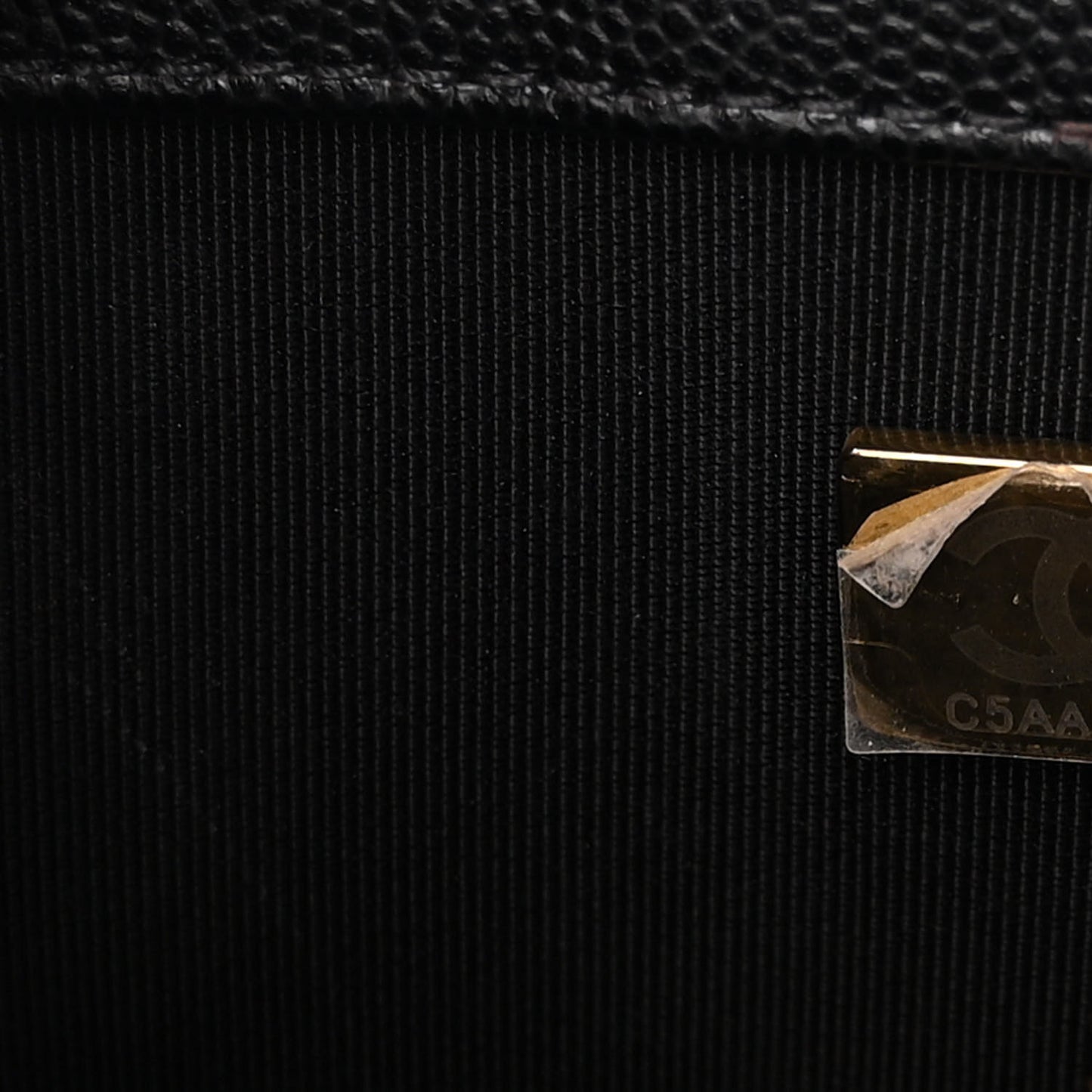 Caviar Quilted Small Boy Flap Black