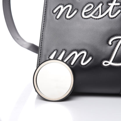 Delvaux Calfskin MM L'Humour Brillant Satchel Black 8 of 11