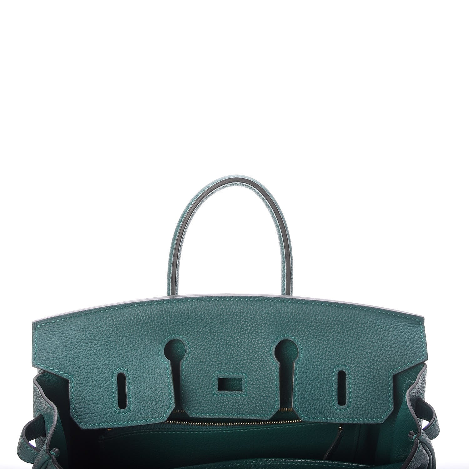 Hermes Togo Birkin 25 Malachite 18 of 38