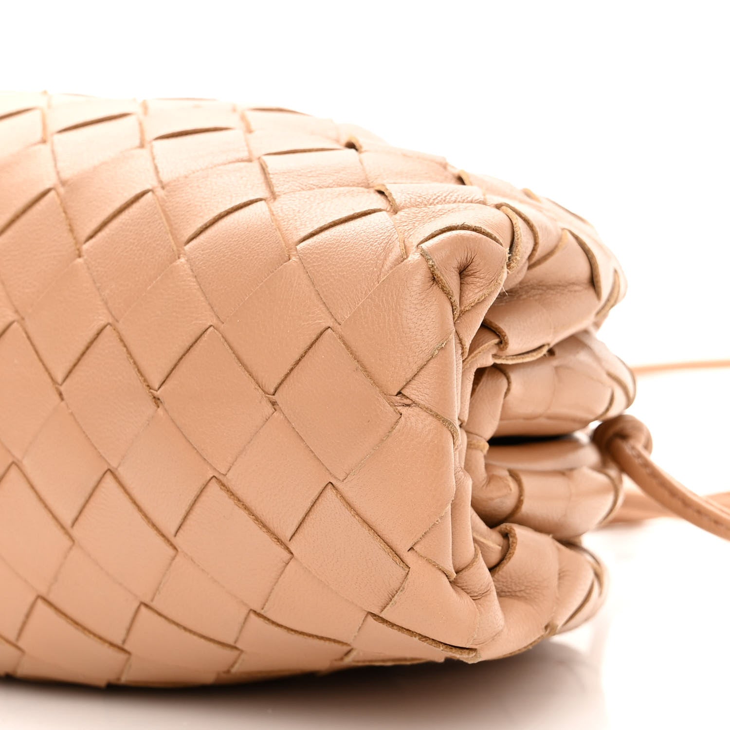 Bottega Veneta Nappa Intrecciato The Mini Pouch Almond 9 of 9