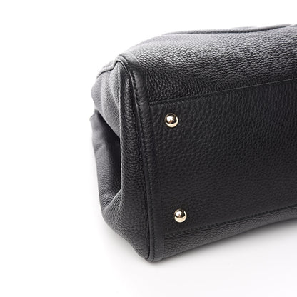 Gucci Pebbled Calfskin Medium Soho Shoulder Bag Black 8 of 10