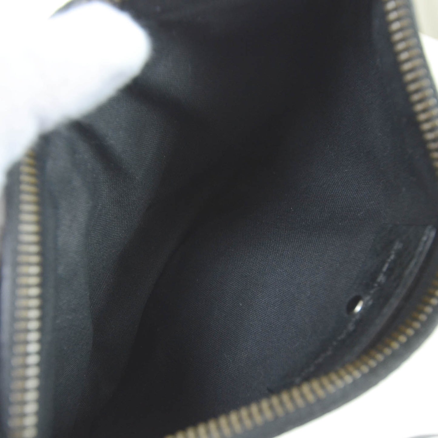 Agneau Ticket Shoulder Bag Black