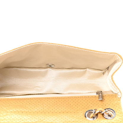 Chanel Aged Calfskin Perforated Flap Beige 5 of 11