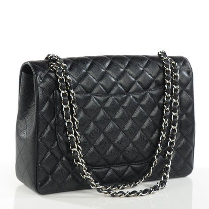 Chanel Caviar Quilted Maxi Single Flap Black 3 of 8